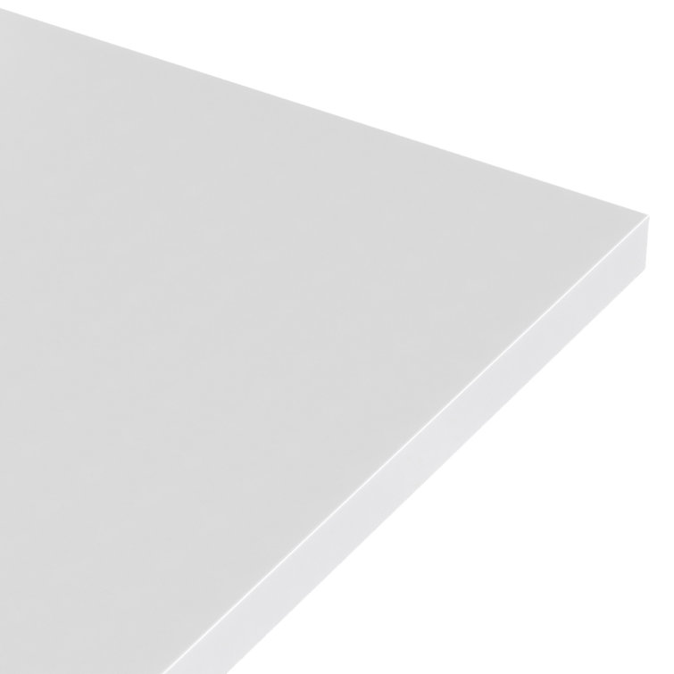 White Solid Wood Single Sink Bathroom Vanity with Quartz Top
