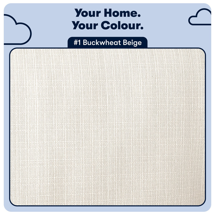 Buckwheat Beige Fabric Track Arm Sofa with Removable Cushions