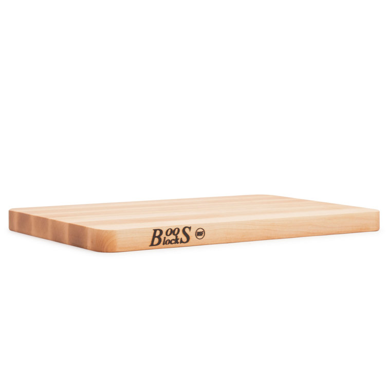 Maple Wood 16" x 10" Reversible Cutting Board with Eased Corners