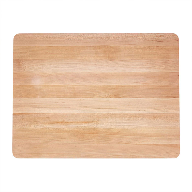 Maple Wood 16" x 10" Reversible Cutting Board with Eased Corners