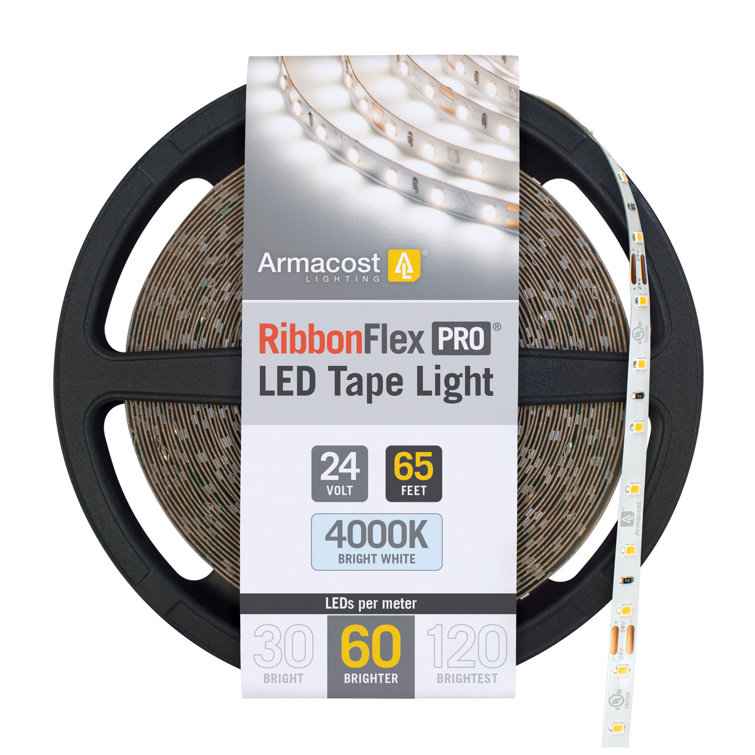 RibbonFlex Pro 65 Feet Bright White LED Tape Light
