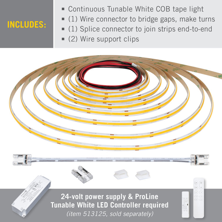 RibbonFlex Pro 32 ft Tunable White COB LED Strip Light