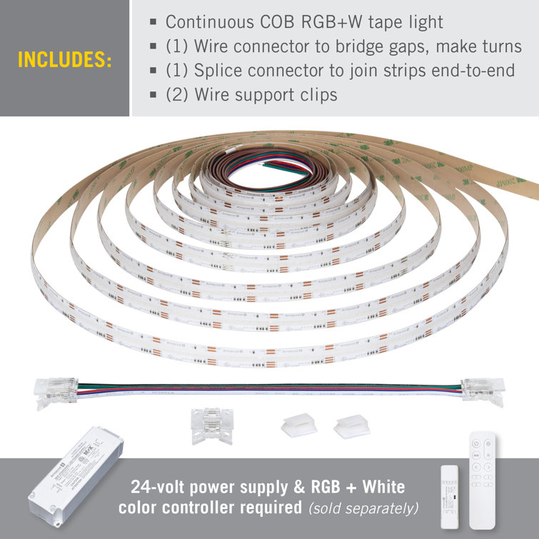 RibbonFlex Pro 16 ft RGB+W LED Tape Light