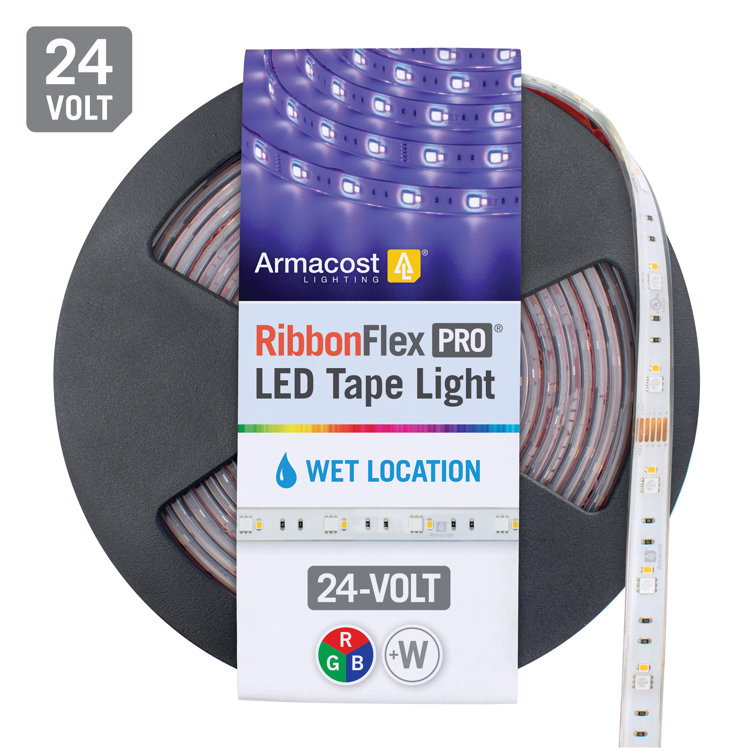 16.4 ft White Outdoor Waterproof LED Tape Light