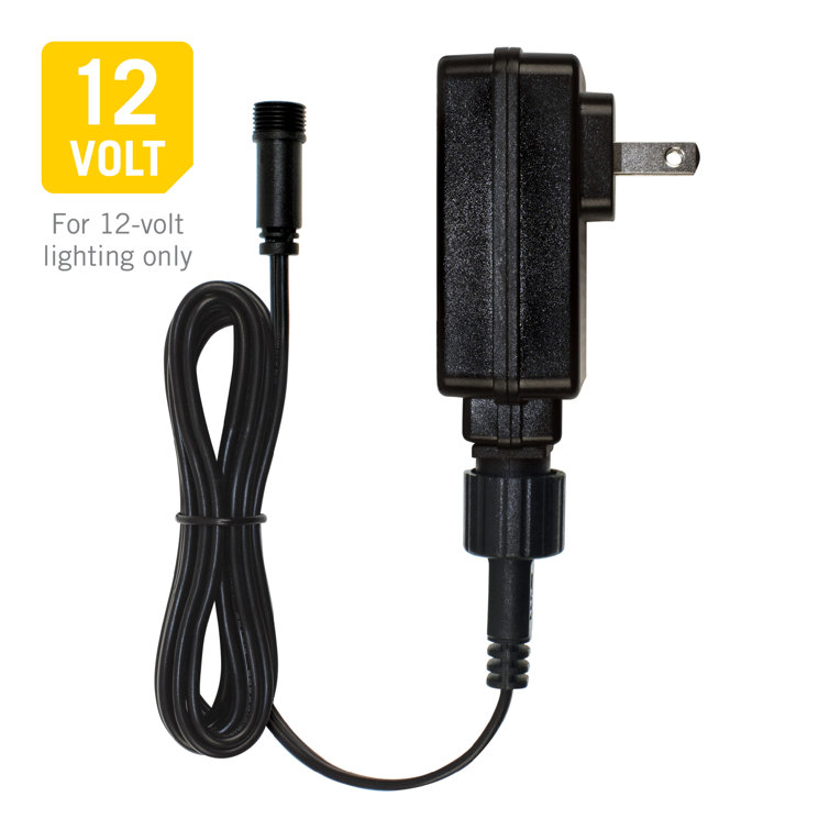 Black Waterproof Outdoor LED Wall Charger