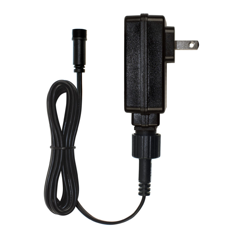Black Waterproof Outdoor LED Wall Charger