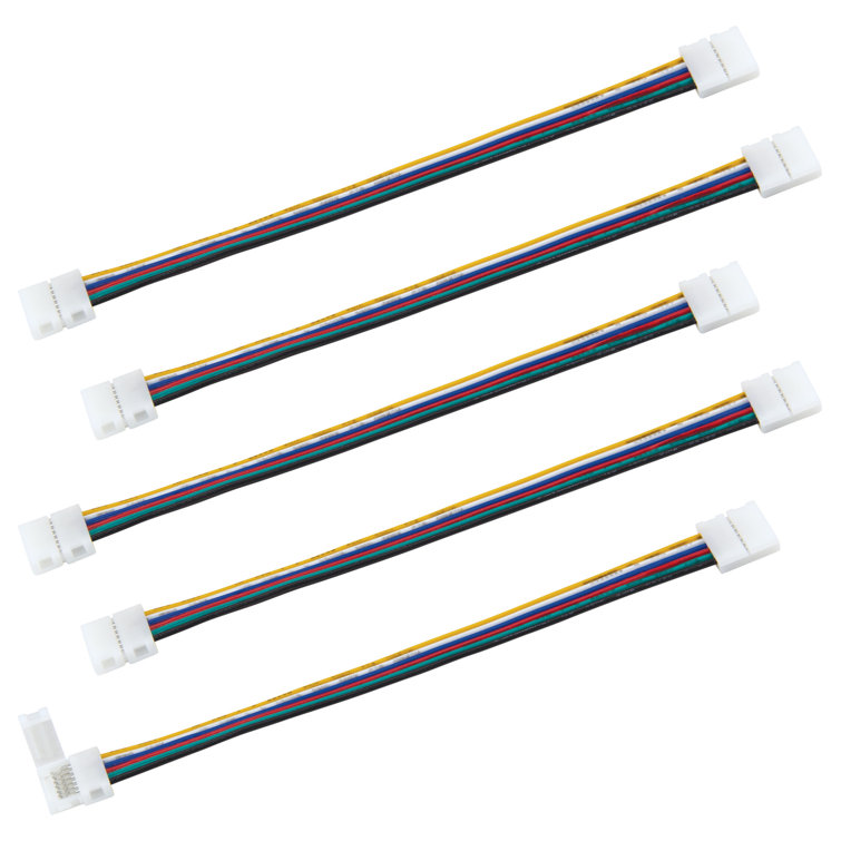 6 Inch RGB+WW LED Strip Light Tape to Tape Connector