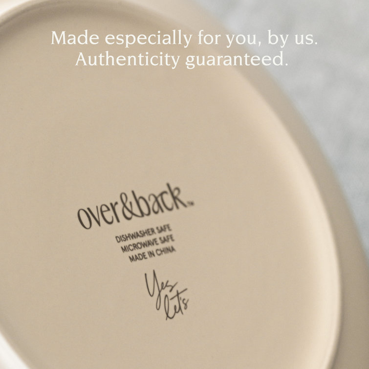 Ivory Semi-Matte Ceramic Dinnerware Set, Service for 4