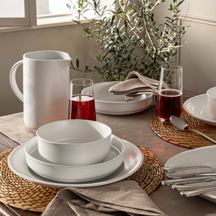 Clear Tall Stemless Mouth-Blown Glassware Set of 4