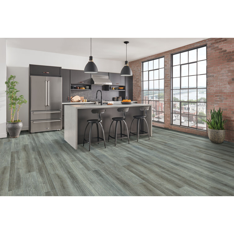 Content Greige Wide Waterproof Vinyl Plank Flooring