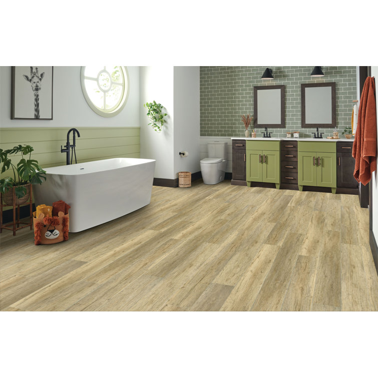 Wellspring Saddle Light Brown Vinyl Plank Flooring