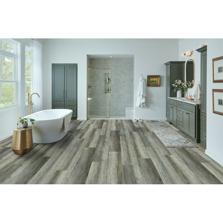 Quiet Beige Wide Waterproof Vinyl Plank Flooring