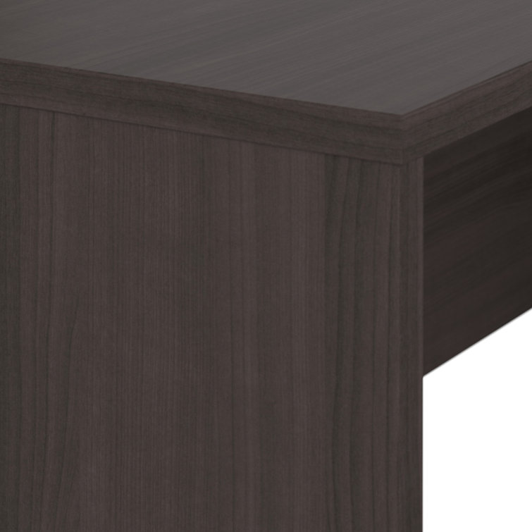 Storm Gray L-Shaped Corner Desk with Return