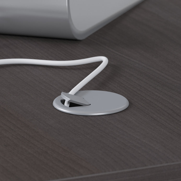 Elevate 72'' White/Black Electric Height Adjustable Standing Desk
