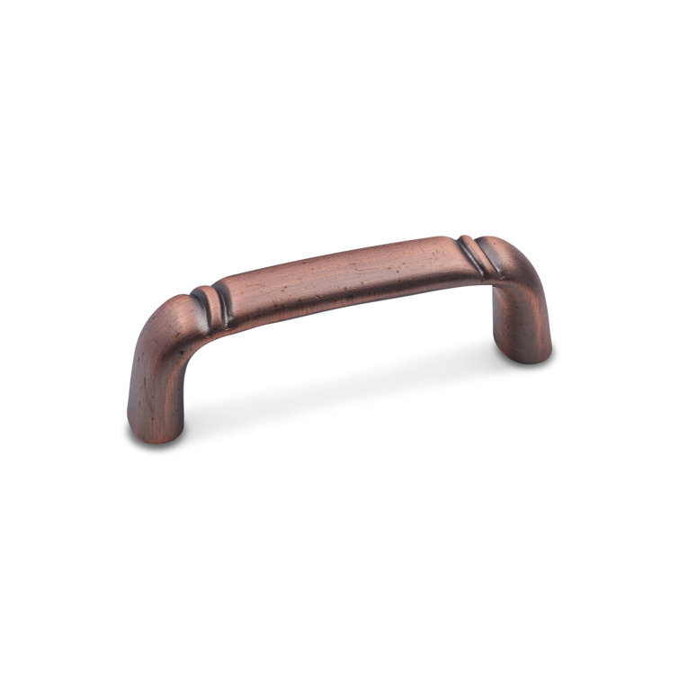 Distressed Copper Oil Rubbed Bronze Bar Pull with Mounting Hardware