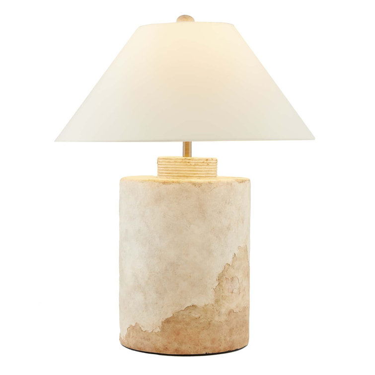 Tuscan Wash Terracotta Table Lamp with Ivory Shade