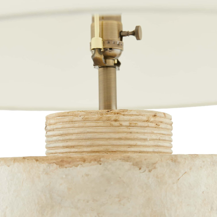 Tuscan Wash Terracotta Table Lamp with Ivory Shade