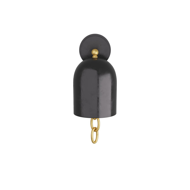 Antoni Black Brass and Bronze Wall Sconce
