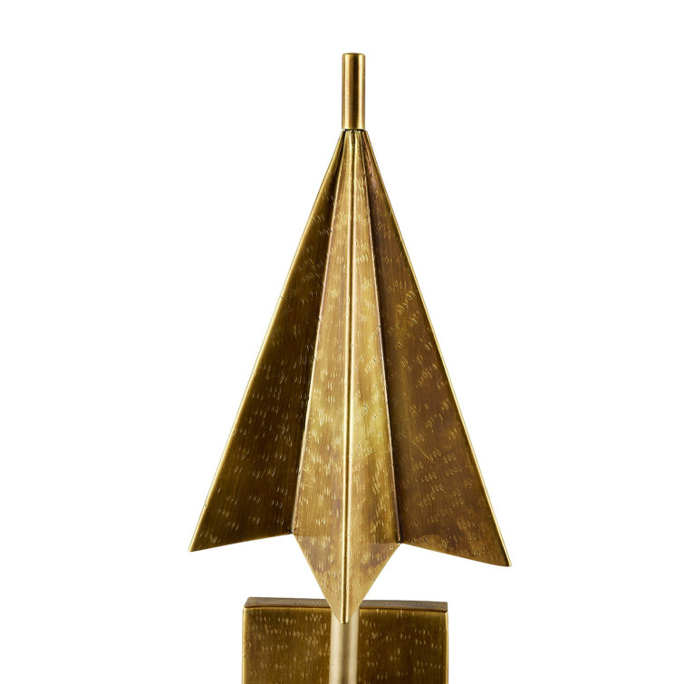 Antique Brass and Bronze Double Arrow Wall Sconce