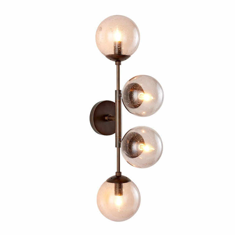 Christelle Black and Bronze Articulated Arm Sconce