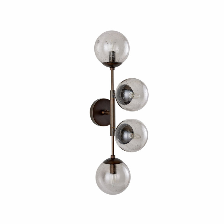 Christelle Black and Bronze Articulated Arm Sconce