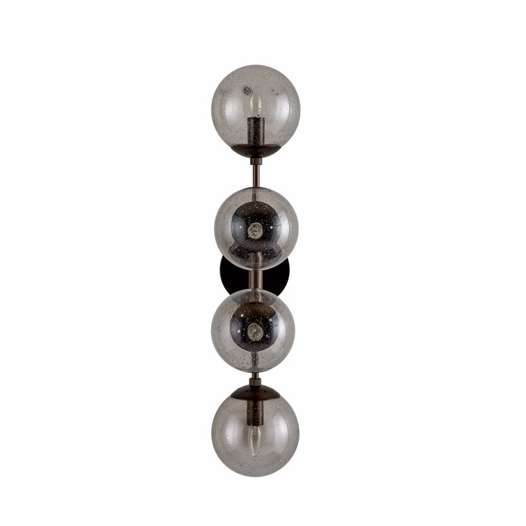 Christelle Black and Bronze Articulated Arm Sconce