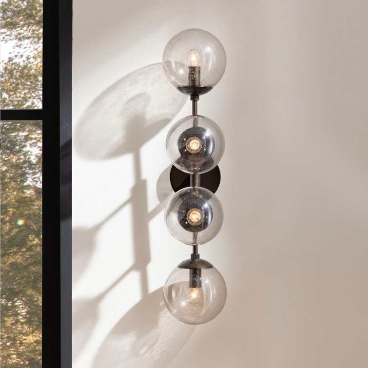 Christelle Black and Bronze Articulated Arm Sconce