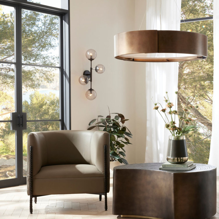 Christelle Black and Bronze Articulated Arm Sconce