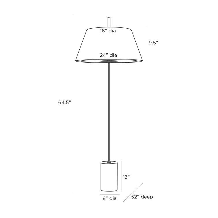 Adjustable Bronze Arc Floor Lamp with Travertine Base