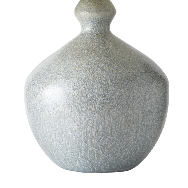 Icy Morn Ceramic Table Lamp with Off-White Shade