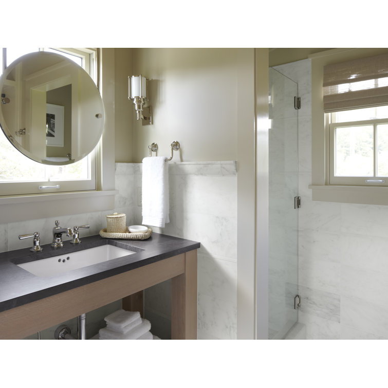 Kathryn Modern Retro White Porcelain Rectangular Undermount Sink