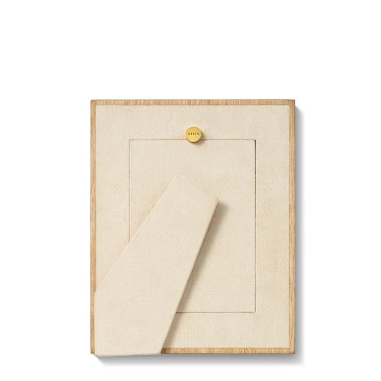 Classic White Manufactured Wood Picture Frame with Glass Protector