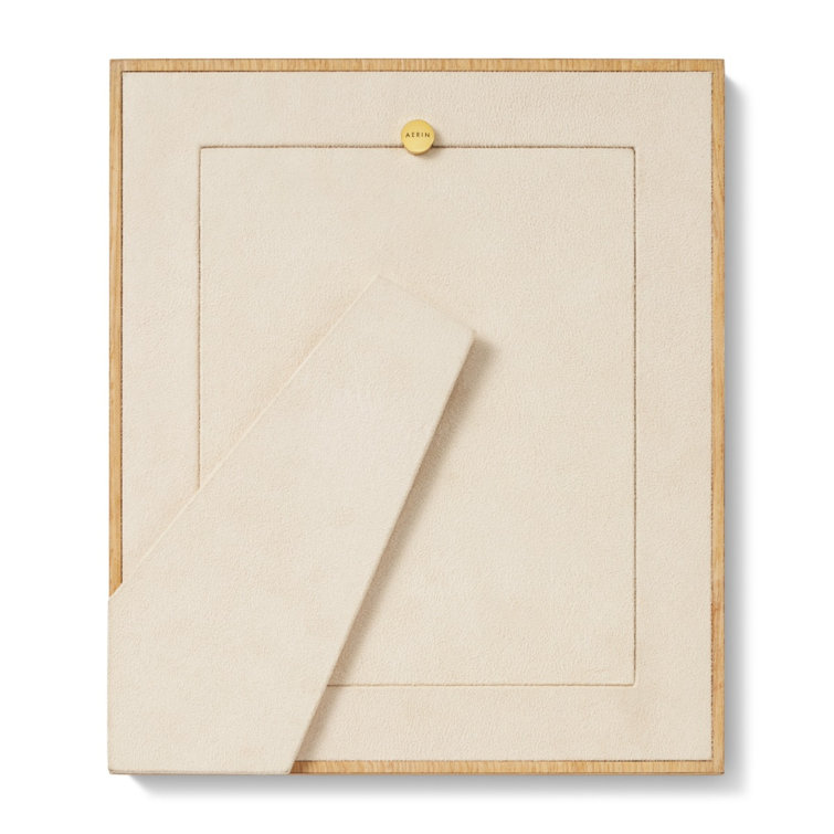 Light Oak and Brass 8" x 10" Picture Frame