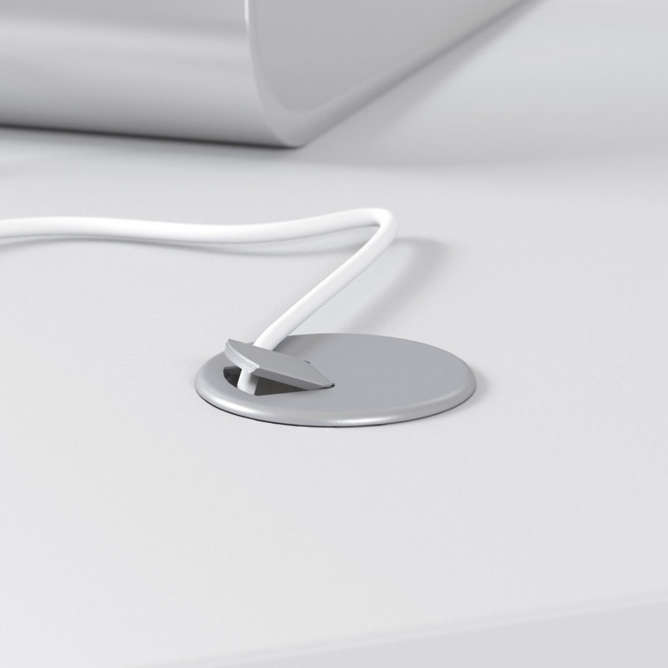 Elevate 72'' White/Black Electric Height Adjustable Standing Desk