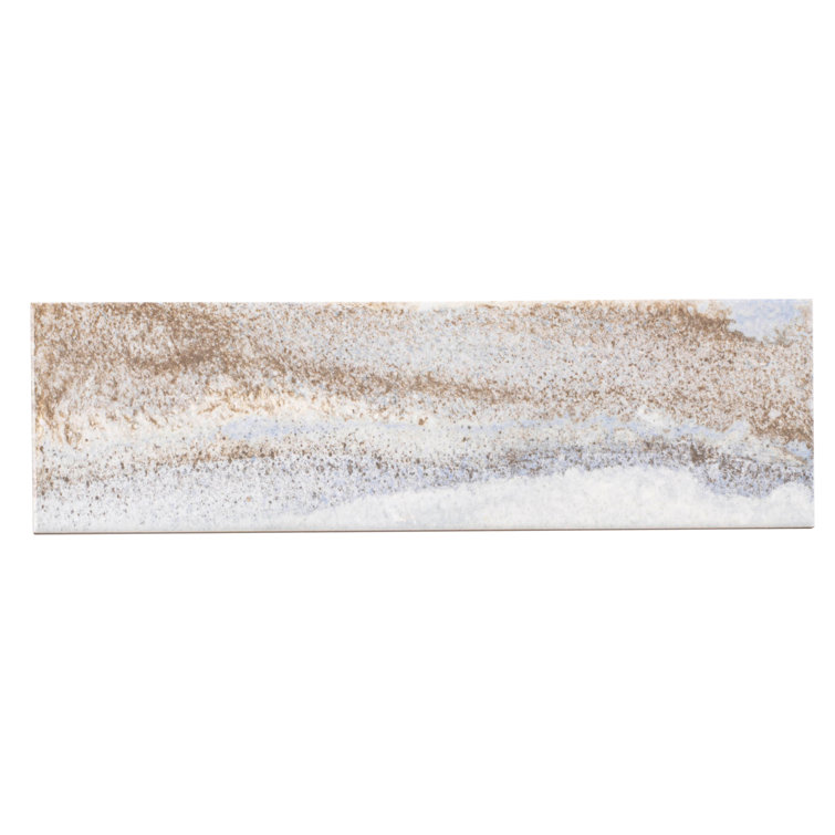 Arkito Brown 3" x 10" Porcelain Glossy Subway Tile