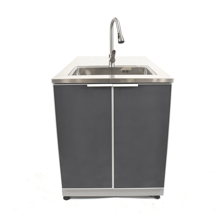 Stainless Steel Modular Outdoor Kitchen Countertop with Sink Cutout