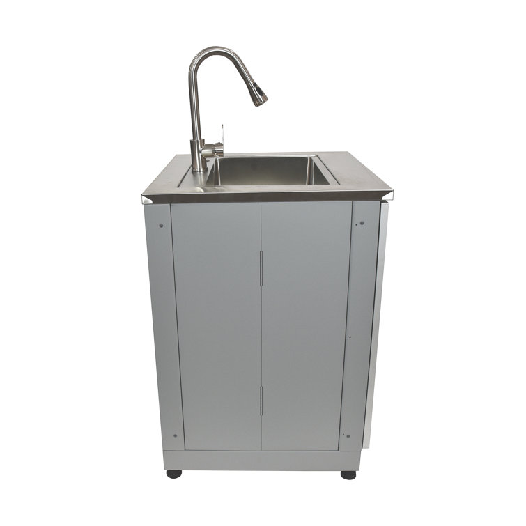 Slate Gray Aluminum Modular Outdoor Kitchen Cabinet