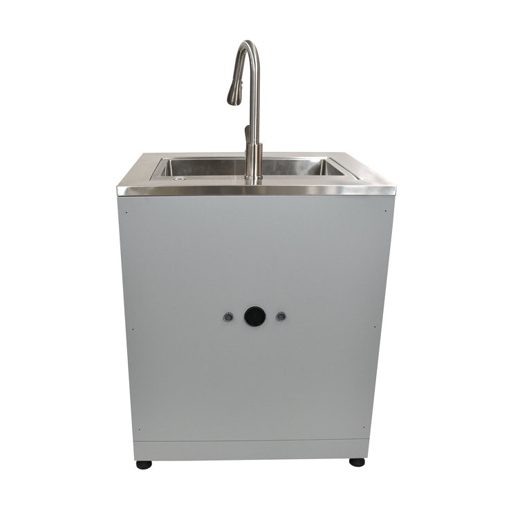 Slate Gray Aluminum Modular Outdoor Kitchen Cabinet
