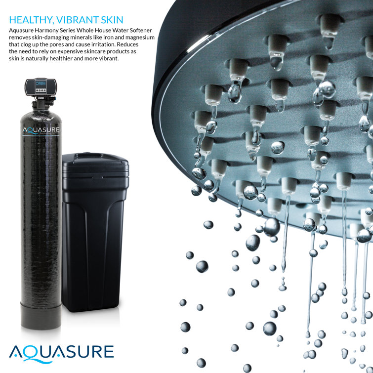 Aquasure 70,000 Grains Whole House Water Filtration Bundle with RO System