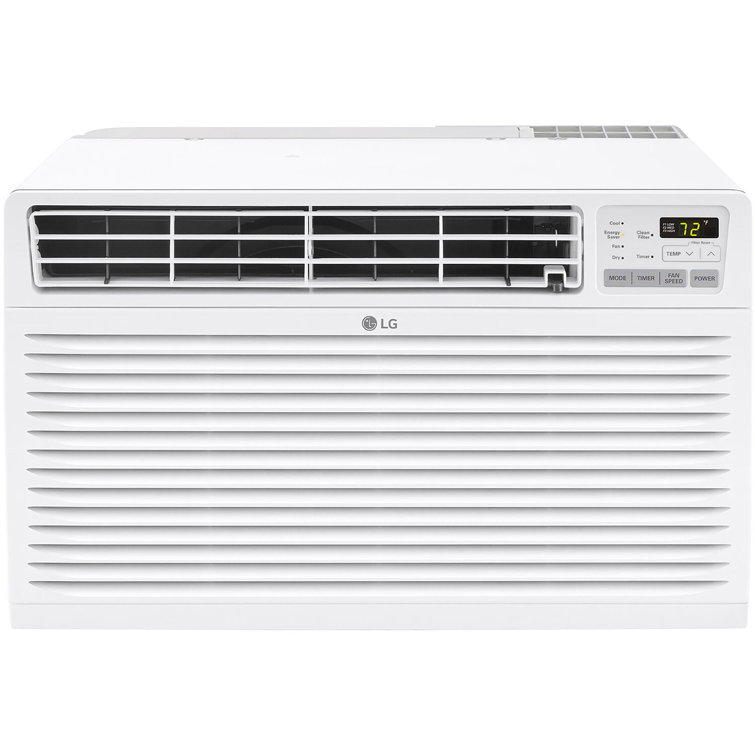 White 9,800 BTU Through-the-Wall Air Conditioner with Remote Control