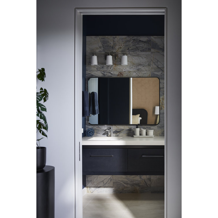 Brazn White Ceramic Rectangular Undermount Bathroom Sink