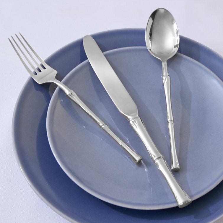 Bamboo 18/10 Stainless 20 Piece Flatware Set, Service For 4