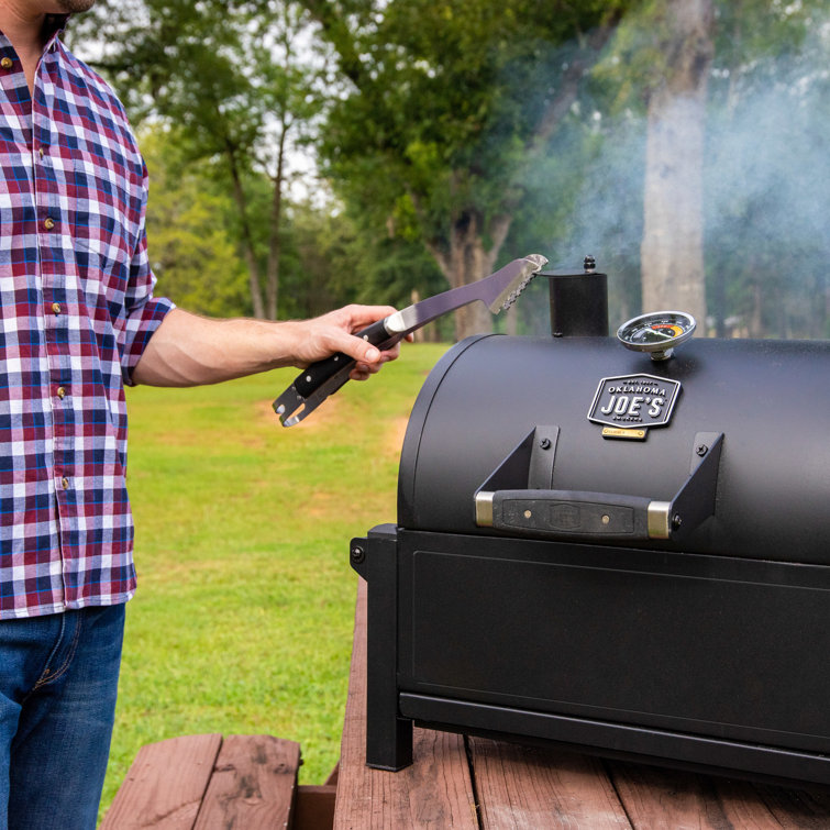 Rambler 218 sq in Heavy-Duty Black Steel Tabletop Charcoal Grill