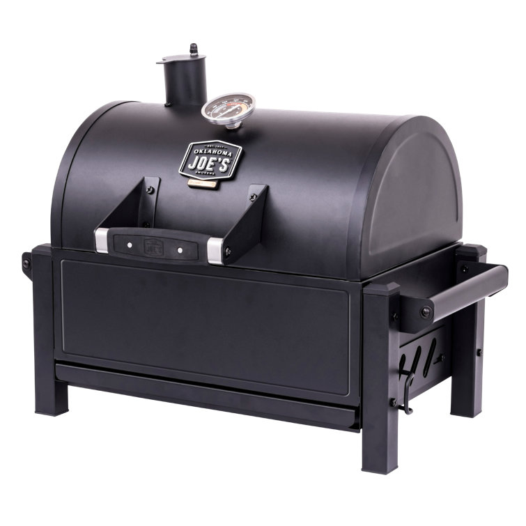 Rambler 218 sq in Heavy-Duty Black Steel Tabletop Charcoal Grill