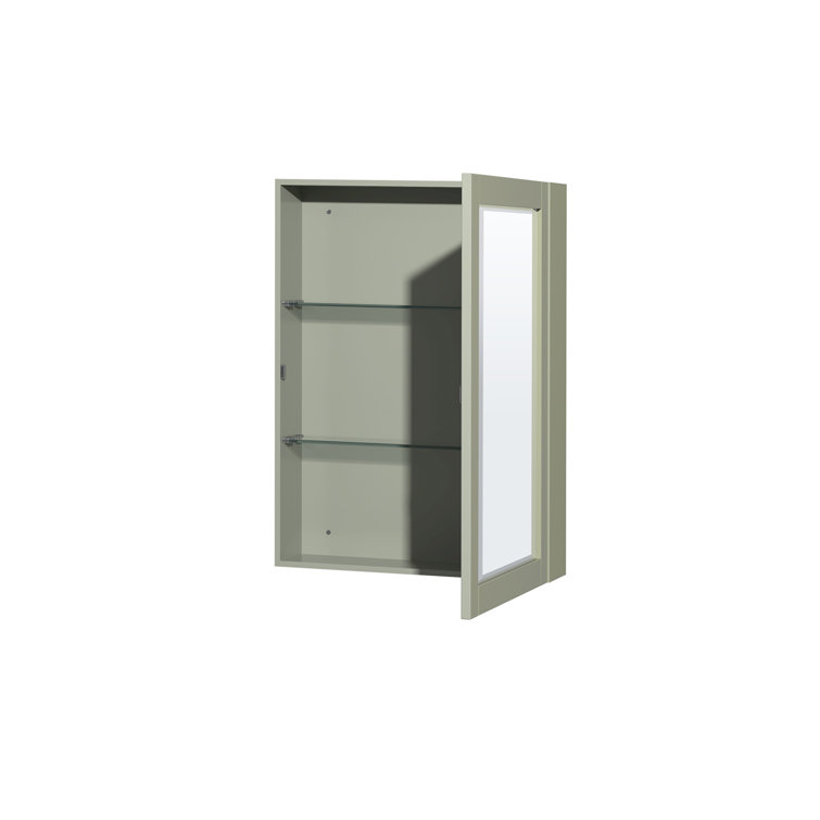 Sheffield 30'' Light Green Vanity with Carrara Marble Top