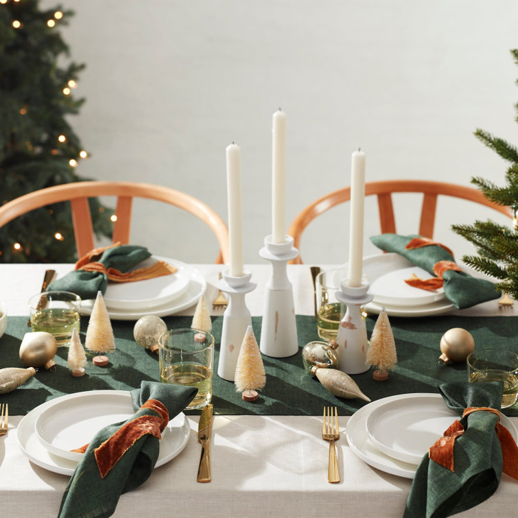 White Porcelain 12-Piece Dinnerware Set for Four