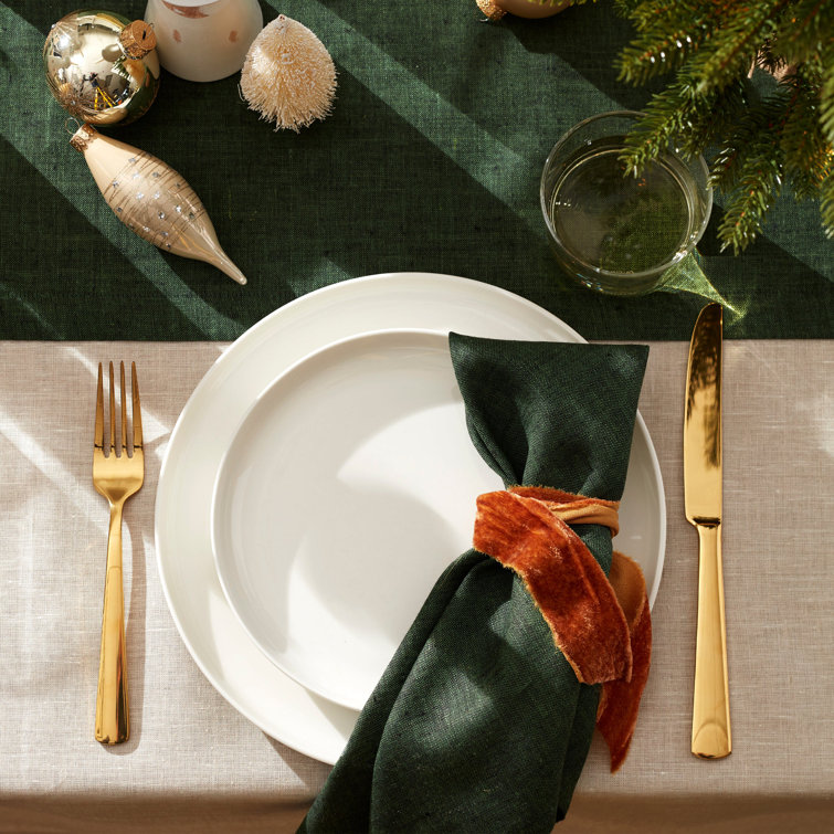 White Porcelain 12-Piece Dinnerware Set for Four