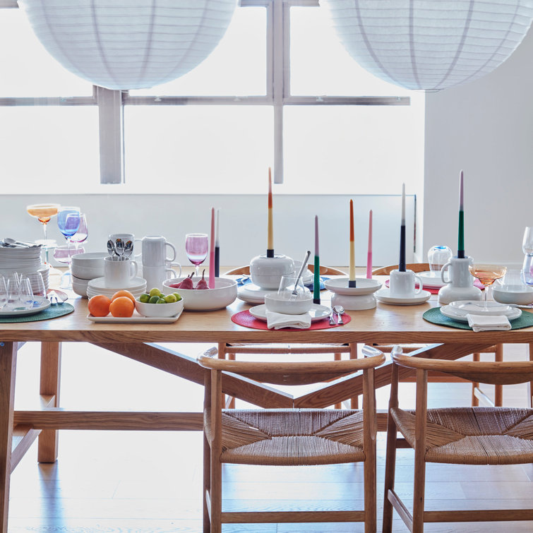 White Porcelain 12-Piece Dinnerware Set for Four