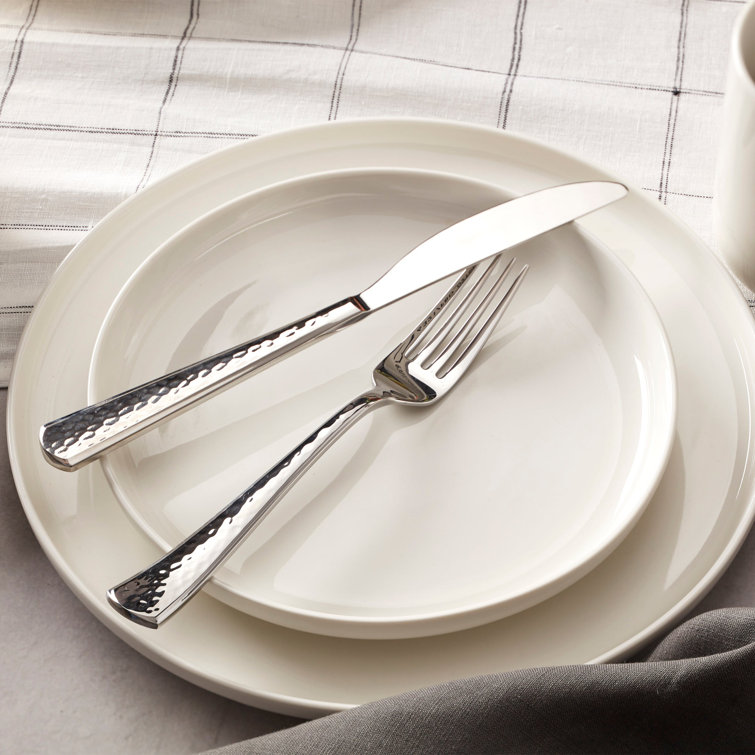 White Porcelain 12-Piece Dinnerware Set for Four