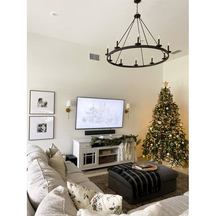 Telta 10-Light Oil Rubbed Bronze Candle Chandelier